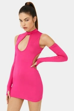 SOLADO Cut Out Cold Shoulder Mini Dress With Oversleeve -Solado Sales Shop 285510202204221459426262525ee5796 1800x1800