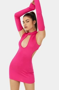 SOLADO Cut Out Cold Shoulder Mini Dress With Oversleeve -Solado Sales Shop 28551020220422145944626252600630d 1800x1800