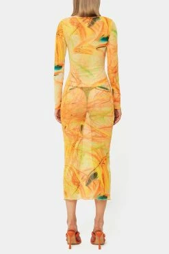 Solado O-Ring Cut Out Abstract Print Mesh Maxi Dress -Solado Sales Shop 2855102022070115074462be9d40b5404 1800x1800