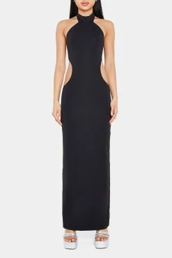 SOLADO Mock Neck Cut Out Split Hem Open Back Maxi Dress -Solado Sales Shop 6 6ec3a6e3 a7e7 481d ad66 1037f55b9de0 1800x1800