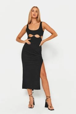 Solado Cut Out Split Hem Sleeveless Midi Dress -Solado Sales Shop jpeg 0020c8d3 6596 49ff b75b c7b39f19c40b 1800x1800