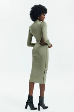 Solado Top-stitching Solid Cut Out Midi Dress -Solado Sales Shop jpeg 01d125b1 1740 4269 8f73 ecd32315cde1 1800x1800