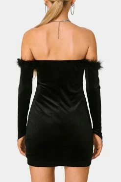 SOLADO Velvet Off Shoulder Mesh Splicing Mini Dress With Oversleeve -Solado Sales Shop jpeg 0246fa2b 673c 4e68 9e23 a5d3958c144f 1800x1800