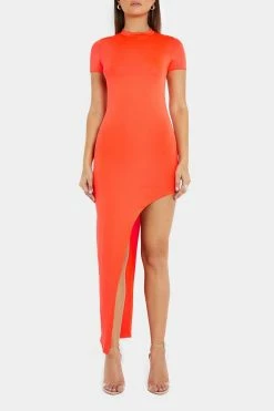 Solado Split Hem Short Sleeve Solid Maxi Dress -Solado Sales Shop jpeg 02edbdbe 1c05 4604 ab07 7fe9b2c46cf2 1800x1800