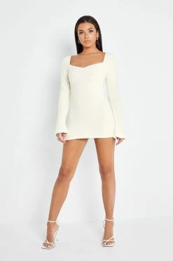 SOLADO Square Neck Fluffy Cut Out Long Sleeve Mini Dress -Solado Sales Shop jpeg 0a2a8139 21c5 4efa b070 a484fbfe970e 1800x1800