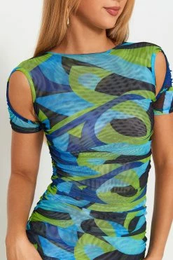 Solado Abstract Print Cut Out Short Sleeve Mini Dress -Solado Sales Shop jpeg 0b560c91 edec 449c ae78 f0526fb07858 1800x1800