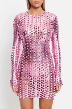 SOLADO Vinly Cut Out Long Sleeve Sheen Mini Dress -Solado Sales Shop jpeg 0c7e8eae 2469 4c2b 8727 6559d5077965 1800x1800