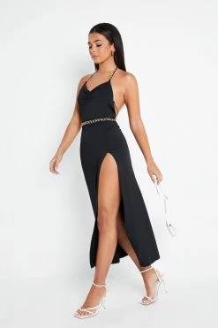 Solado Plunging Neck Cross Backless Split Hem Maxi Dress -Solado Sales Shop jpeg 0d4b7a33 2c3f 4c62 976d 8c87b12d667f 1800x1800