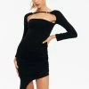Solado 2 In 1 Cut Out Asymmetric Hem Mini Dress