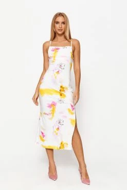 Solado Abstract Print Lace Up Back Split Hem Midi Dress -Solado Sales Shop jpeg 1356b37a 8f7e 4025 82ae e3aca61a993b 1800x1800