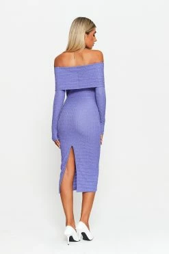 SOLADO Off Shoulder Check Textured Split Hem Midi Dress -Solado Sales Shop jpeg 1830b77b a521 461f 8fa8 f74f9f148aae 1800x1800