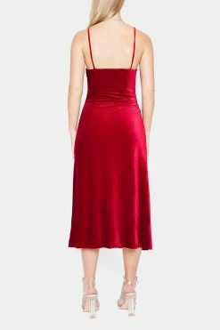 Solado Plunging Neck Ruched Split Hem Velvet Midi Dress -Solado Sales Shop jpeg 1e8f7f08 f79c 4f2a 8fff bf0dce7045fe 1800x1800