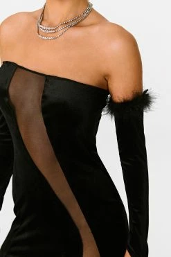 SOLADO Velvet Off Shoulder Mesh Splicing Mini Dress With Oversleeve -Solado Sales Shop jpeg 216b2fd1 c9a1 4acf 9958 204694205ce0 1800x1800