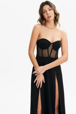 Solado Mesh Splicing Split Hem Tube Maxi Dress -Solado Sales Shop jpeg 253e1aac 3de4 4fc7 8402 92824c37f1a6 1800x1800