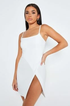 Alternative view of Solado Square Neck Split Hem A-Line Mini Dress
