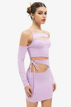 Solado Cold Shoulder Cut Out Tie Side Mini Dress -Solado Sales Shop jpeg 26006ba0 7d52 4ecf a44f 32e5ad2aeb27 1800x1800