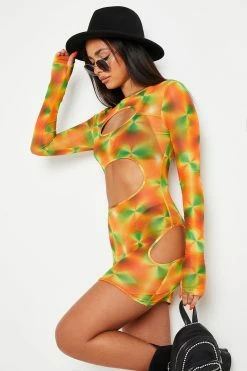 SOLADO Abstract Print Cut Out Mesh Long Sleeve Mini Dress -Solado Sales Shop jpeg 2adea559 c4a4 495d 898c 49d808ddbbd5 1800x1800