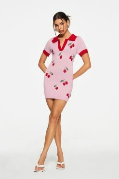 Solado Cherry Print Contrast Color Knitted Mini Dress -Solado Sales Shop jpeg 2bc07a56 0813 4e7a 970f 0b61d6432d10 1800x1800