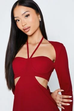 SOLADO 2 In 1 Halter Neck Cut Out Long Sleeve Mini Dress -Solado Sales Shop jpeg 32a1d93e 116b 4d63 a1bf 3963467df449 1800x1800