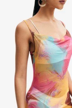 Solado Cowl Neck Abstract Print Mesh Maxi Dress Without Underwear -Solado Sales Shop jpeg 37693438 ede0 4976 af51 35f5d781669e 1800x1800