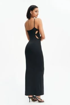 Alternative view of Solado Solid Backless Cut Out Maxi Dress