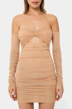 SOLADO Off Shoulder Cut Out Mesh Long Sleeve Mini Dress -Solado Sales Shop jpeg 3c6df04f 7142 43e5 bfb5 8d7b65d813ee 1800x1800