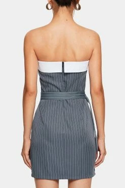 SOLADO Colorblock Stripe Print Tube Mini Dress With Belt -Solado Sales Shop jpeg 3d4aa28c ce8e 4bd6 92cc b17a8ddcac06 1800x1800