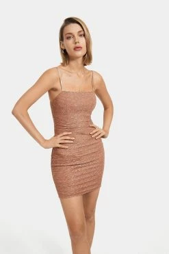 Solado Sequin Cami Backless Bodycon Mini Dress
