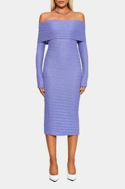 SOLADO Off Shoulder Check Textured Split Hem Midi Dress -Solado Sales Shop jpeg 3e7b1ca9 b83a 41a6 bc0b 40e0d10ddc30 1800x1800