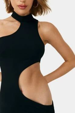 SOLADO Asymmetrical Neck Cut Out Drawstring Mini Dress -Solado Sales Shop jpeg 3e968221 536b 4d7f 8f7e 54cad99ec34b 1800x1800