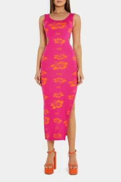 Solado Floral Print Cut Out Split Hem Knitted Midi Dress -Solado Sales Shop jpeg 439ef038 53fc 475a 8ee3 20c5648729ce 1800x1800