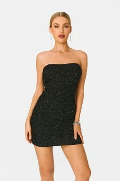 Alternative view of SOLADO Off Shoulder Bodycon Solid Mini Dress
