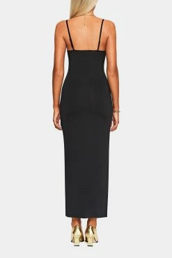 SOLADO Plunging Neck Ruched Split Hem Midi Dress -Solado Sales Shop jpeg 4449fc92 11c5 4a2e b3f4 d9e0829229d8 1800x1800