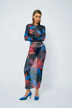 SOLADO Mesh Floral Print Long Sleeve Maxi Dress Without Waist Chain -Solado Sales Shop jpeg 44719c16 3e6c 4bab bb45 5d982b055273 1800x1800