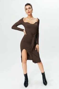 Solado Notched Neck Split Thigh Midi Dress -Solado Sales Shop jpeg 46898d8d 9d0c 4daf 8ca1 934c3f305a32 1800x1800