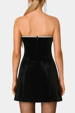 SOLADO Off Shoulder Rhinestone Trim Velvet Mini Dress Without Gloves -Solado Sales Shop jpeg 4bfe6af7 7d4d 4870 975a 3f687bf712f5 1800x1800