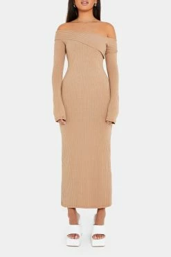 SOLADO Off Shoulder Long Sleeve Ribbed Maxi Dress -Solado Sales Shop jpeg 4c29130a d628 4b23 8f59 60acb911b1cc 1800x1800