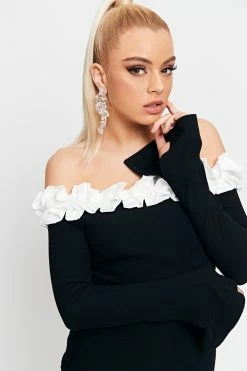 SOLADO Off Shoulder Colorblock Trim Split Cuff Mini Dress 11 SOLADO Off Shoulder Colorblock Trim Split Cuff Mini Dress -Solado Sales Shop jpeg 4e21e7eb b27f 4876 9a00 433e0013f11e 1800x1800