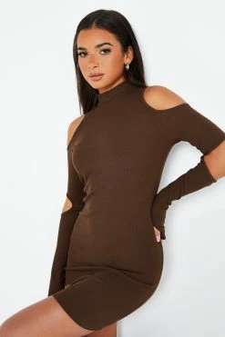 SOLADO Cold Shoulder Long Sleeve Solid Mini Dress -Solado Sales Shop jpeg 4ee8c98e a6b3 4000 8a83 9c85eec95252 1800x1800