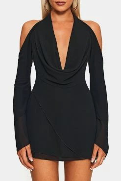 SOLADO Plunging Neck Cold Shoulder Open Back Mini Dress -Solado Sales Shop jpeg 54131eb2 516f 4b3b a100 e8b61a319fe5 1800x1800