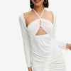 Solado 2 In 1 Cut Out Drawstring Ruched Mini Dress