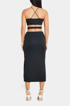 Solado Plunging Neck Cut Out Split Hem Midi Dress -Solado Sales Shop jpeg 55ea23d0 539a 4aea a5f9 705da4869de2 1800x1800