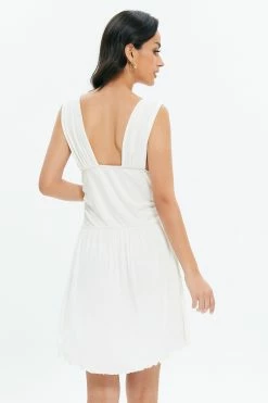 Alternative view of Solado Plunge Neck Backless Asymmetrical Hem Mini Dress