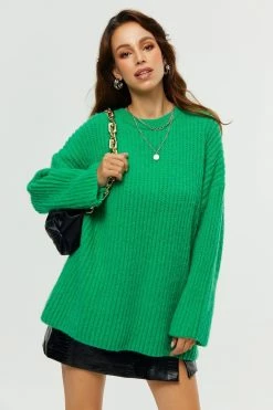 Solado Oversize Solid Rib-knit Sweater