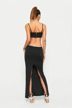 SOLADO Cut Out Zipper Back Split Hem Maxi Dress -Solado Sales Shop jpeg 590514a2 8e69 4c52 83f0 83872bf46210 1800x1800