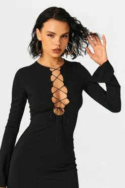 Solado Lace Up Flared Sleeve Bodycon Mini Dress 9 Solado Lace Up Flared Sleeve Bodycon Mini Dress -Solado Sales Shop jpeg 5aa868bf e223 4502 8dce 1780e124548d 1800x1800