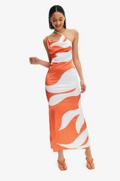Solado Satin Abstract Print Asymmetrical Neck Maxi Dress -Solado Sales Shop jpeg 5ac82de6 3b6f 43b0 b580 7d65f0d4ecef 1800x1800