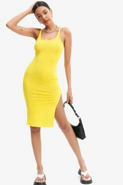 Solado Solid Split Leg Midi Dress -Solado Sales Shop jpeg 5c60aca4 b538 4add 8580 d8be84a85213 1800x1800