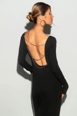 SOLADO Rhinestone Chain Decor Open Back Maxi Dress -Solado Sales Shop jpeg 63e3934a d8fc 4171 bf0b f02ac915f0cb 1800x1800