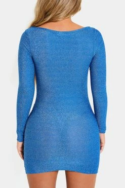 SOLADO Lurex Square Neck Ruched Cinched Waist Mini Dress -Solado Sales Shop jpeg 64455f38 3563 4474 8af6 4f232f4ba7af 1800x1800